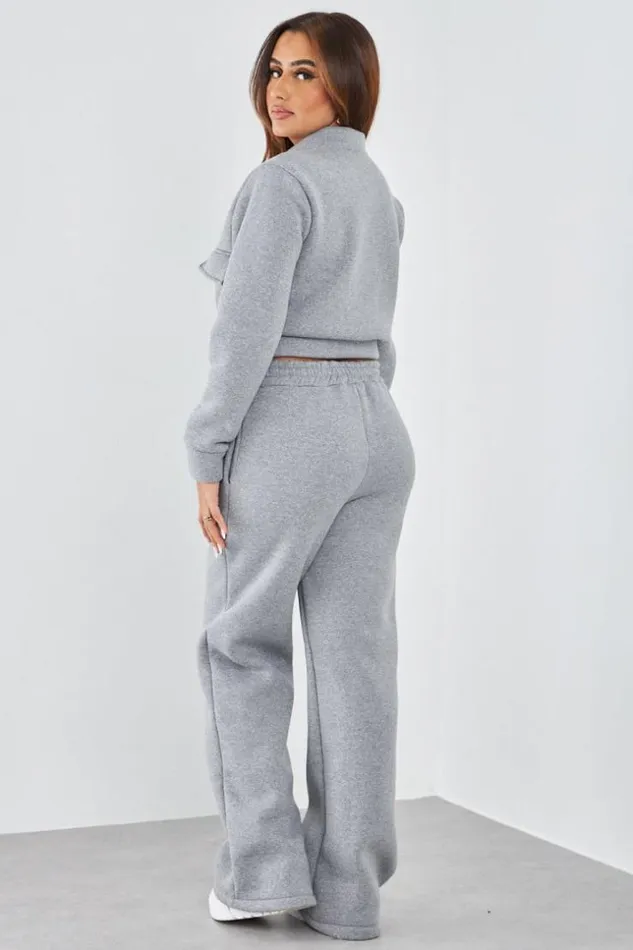 Women Ensemble 2 Pices Gilet Boutonn Jogging Gris Grey Brentiny Paris Cardigans Women Ensemble 2 Pices Gilet Boutonn Jogging Gris Grey Brentiny Paris Cardigans
