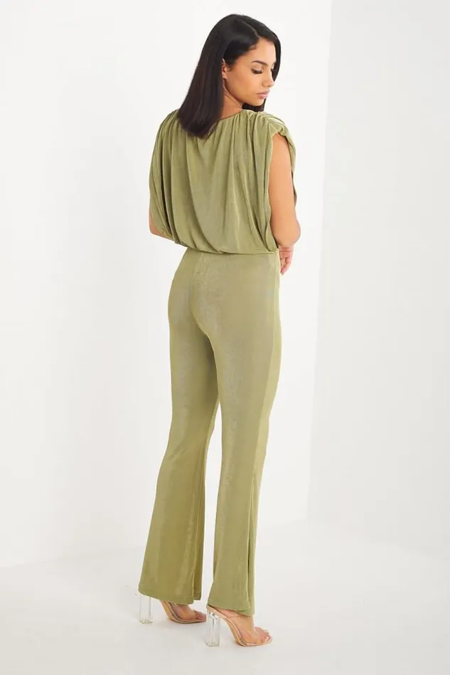 Women Ensemble 2 Pices Top Pantalon Kaki Khaki Brentiny Paris Sets With Top Bottoms Women Ensemble 2 Pices Top Pantalon Kaki Khaki Brentiny Paris Sets With Top Bottoms