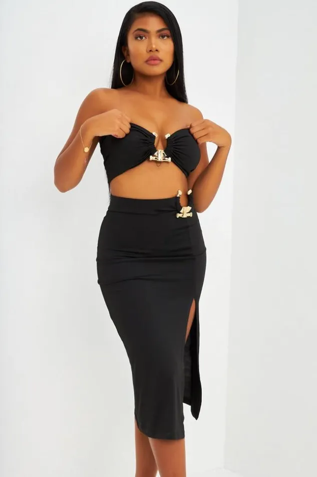 Women Ensemble Top Jupe Fi Brentiny Paris Top And Tank Tops