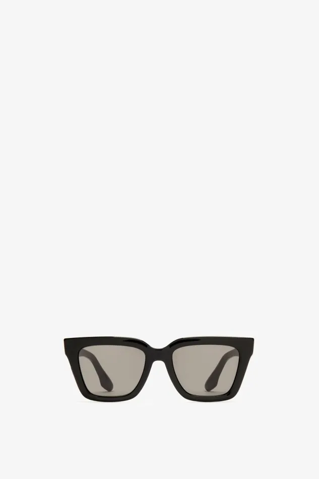 Women Eyewear Victoria Beckham Crystal Frame Sunglasses In Black