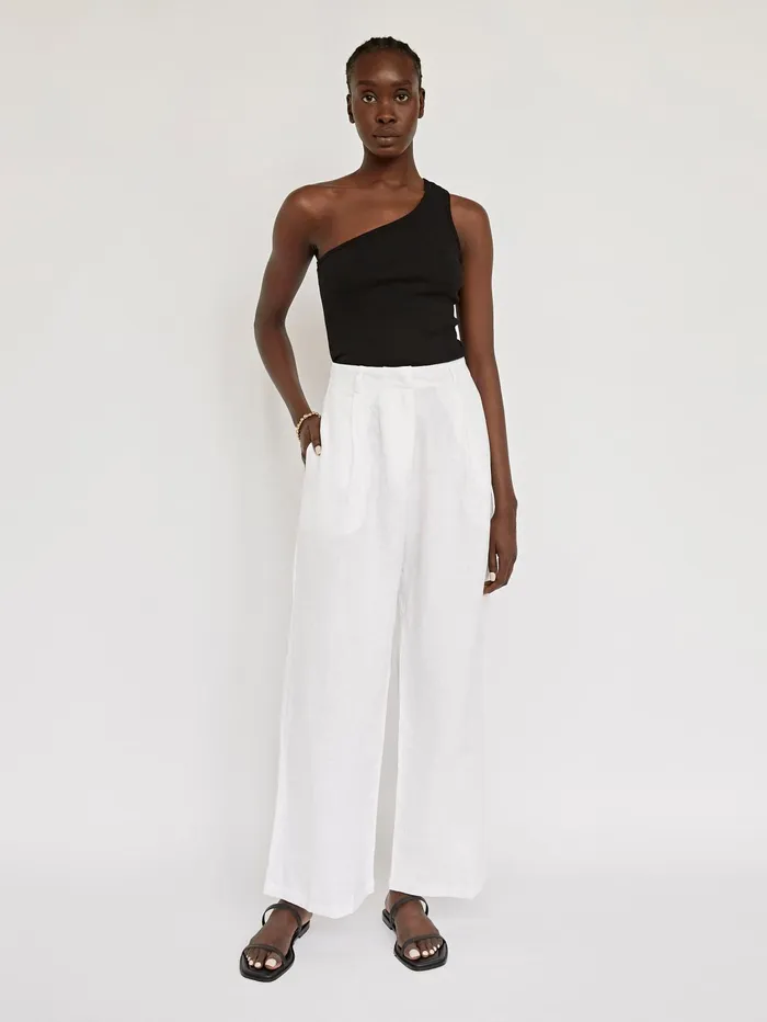 Women Faithfull The Brand 8211 White El Toro Pants The UNDONE Pants