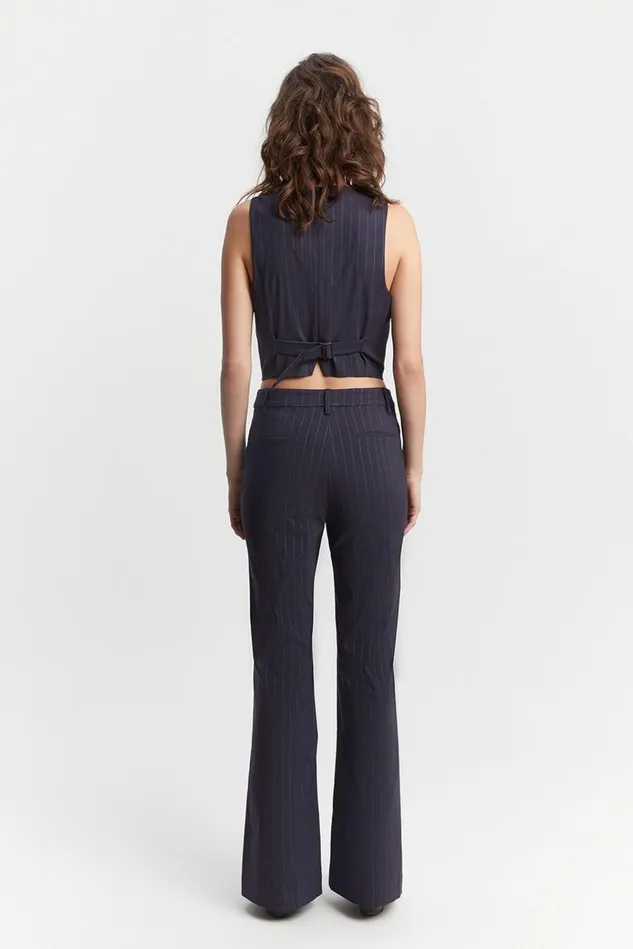 Women Fashion Tops Bardot Callista Pin Stripe Vest In Navy Stripe Navy Stripe Women Fashion Tops Bardot Callista Pin Stripe Vest In Navy Stripe Navy Stripe
