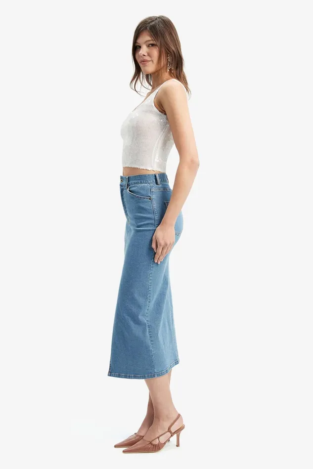 Women Fashion Tops Bardot Robbie Sequin Tank In White White Women Fashion Tops Bardot Robbie Sequin Tank In White White