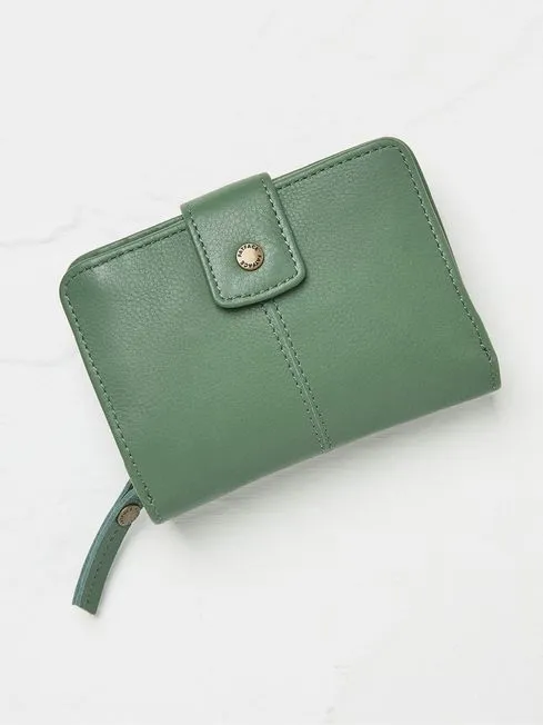 Women Fatface Bags and Wallets Etta Green Zip Purse