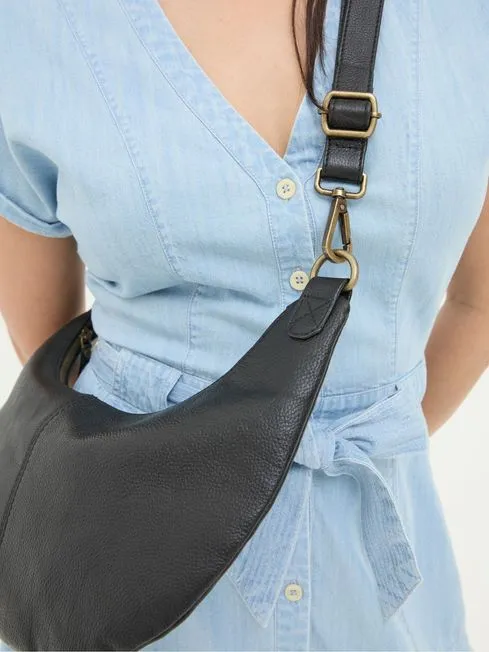 Women Fatface Bags and Wallets Harlow Black Sling Bag Women Fatface Bags and Wallets Harlow Black Sling Bag