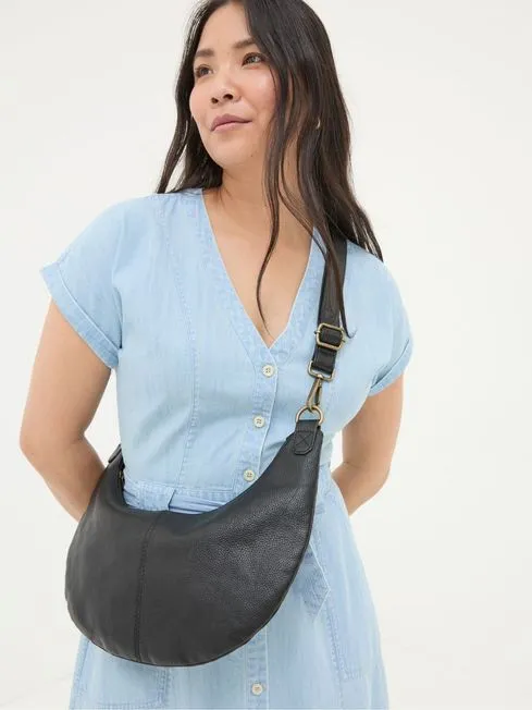 Women Fatface Bags and Wallets Harlow Black Sling Bag Women Fatface Bags and Wallets Harlow Black Sling Bag