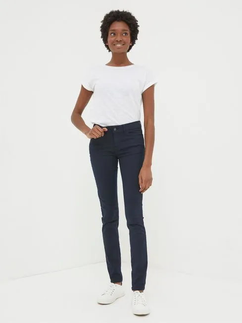 Women Fatface Jeans Navy Five Pocket Jeggings