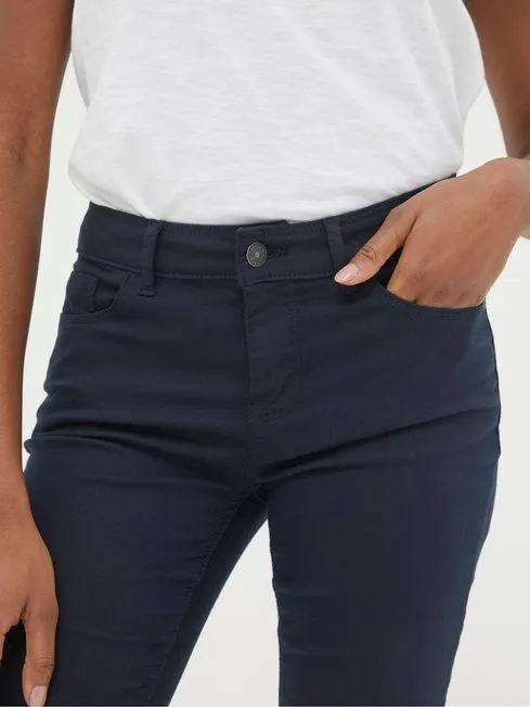 Women Fatface Jeans Navy Five Pocket Jeggings