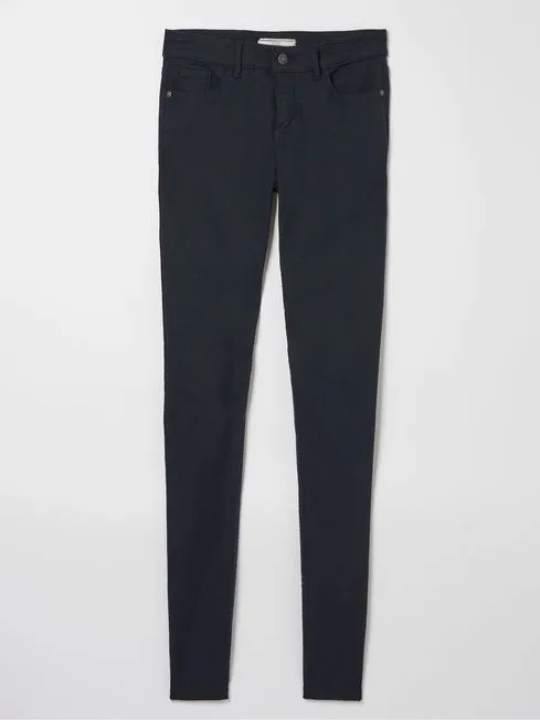 Women Fatface Jeans Navy Five Pocket Jeggings