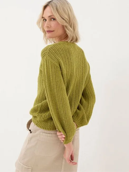 Women Fatface Knitwear Anna Green Jumper Women Fatface Knitwear Anna Green Jumper