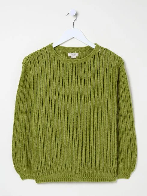 Women Fatface Knitwear Anna Green Jumper Women Fatface Knitwear Anna Green Jumper