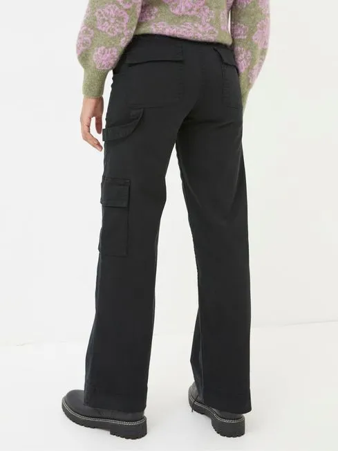 Women Fatface Pants and Leggings Leigh Black Carpenter Trousers