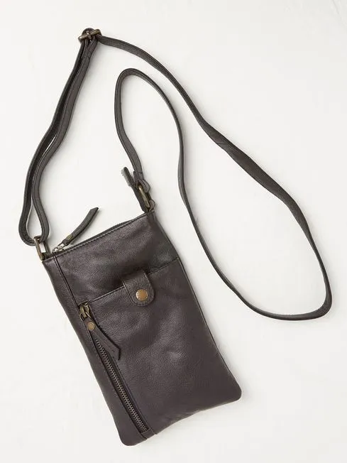Women Fatface Phone Bags Essie Black Phone Bag