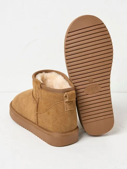 Women Fatface Slippers Maeve Brown Mini Boots Women Fatface Slippers Maeve Brown Mini Boots