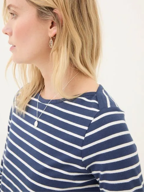 Women Fatface Tops and TShirts Breton Blue TShirt