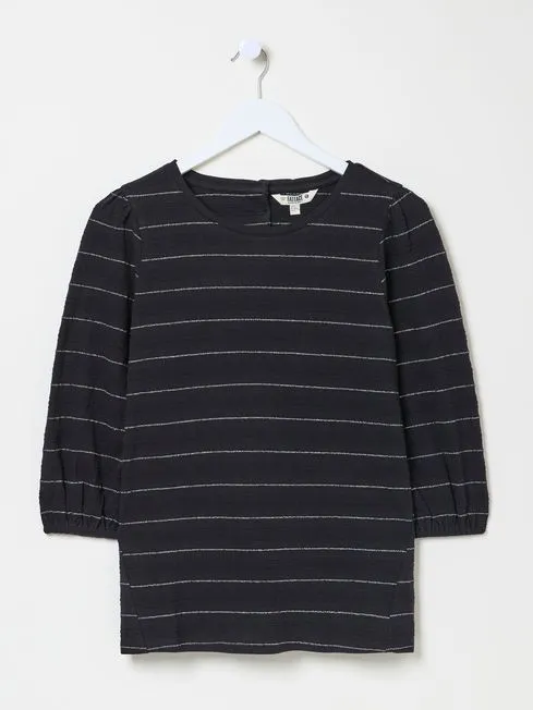 Women Fatface Tops and TShirts Penny Black Stripe Top Women Fatface Tops and TShirts Penny Black Stripe Top