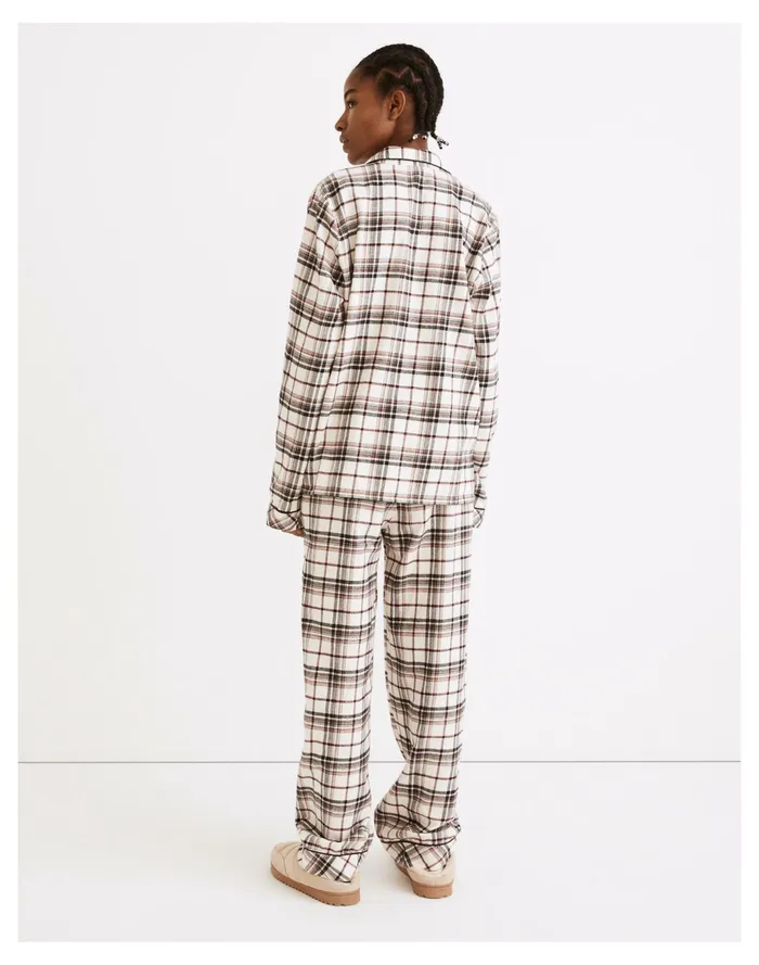 Women Flannel Bedtime Pajama Set In Nordway Plaid Night Vision Madewell Pajamas Women Flannel Bedtime Pajama Set In Nordway Plaid Night Vision Madewell Pajamas