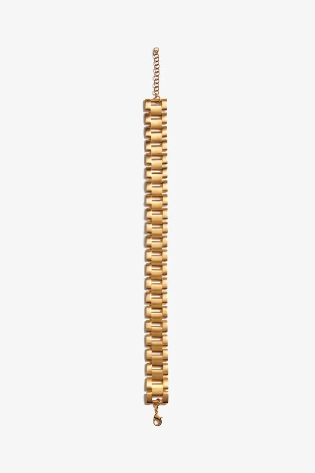 Women Gifts Victoria Beckham Watch Chain Choker In Gold