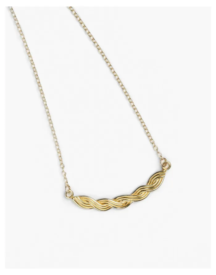 Women Goldeluxe Jewelry Meadow Necklace Brass Madewell Necklaces