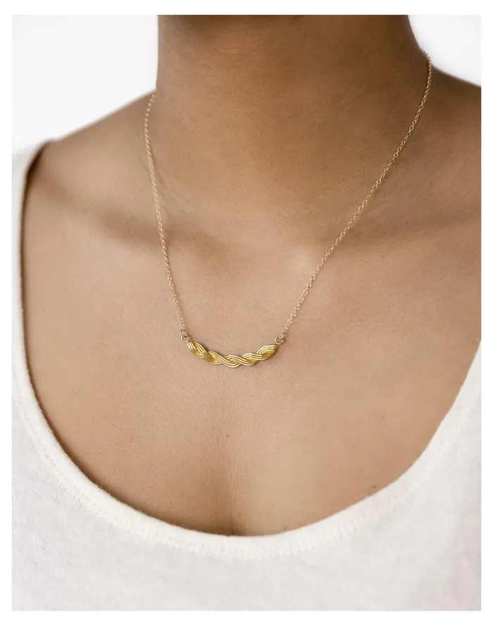 Women Goldeluxe Jewelry Meadow Necklace Brass Madewell Necklaces Women Goldeluxe Jewelry Meadow Necklace Brass Madewell Necklaces