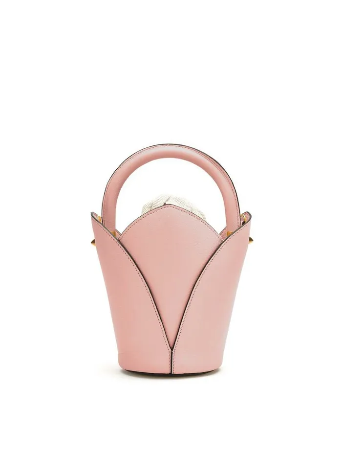 Women Handbags Oscar De La Renta Nano Tulipan Top Handle Bag Blush