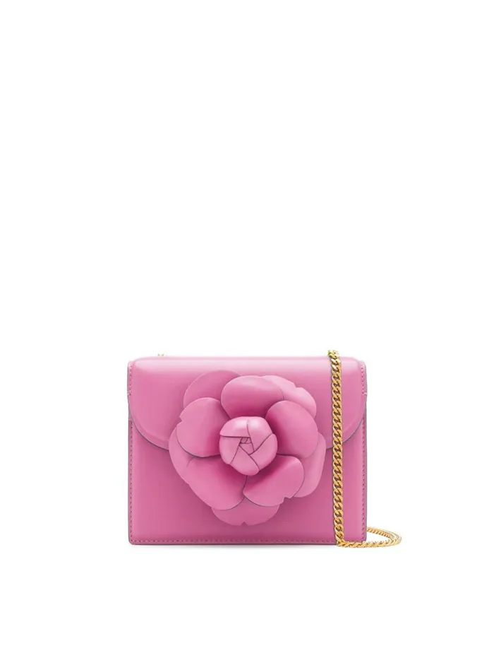Women Handbags Oscar De La Renta Rose Mini TRO Bag Rose