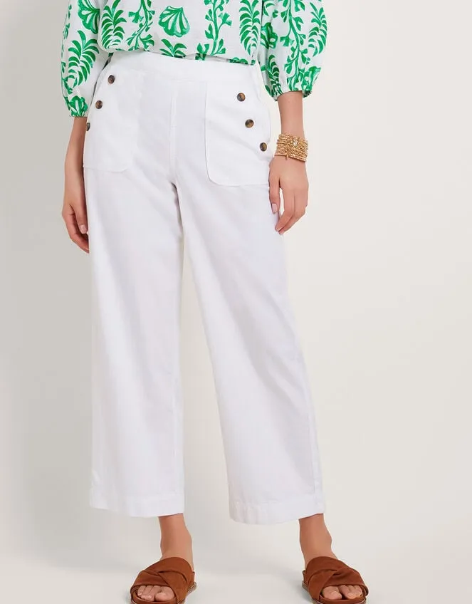 Women Harper RegularLength Crop Jeans Natural Monsoon Trousers and Jeans