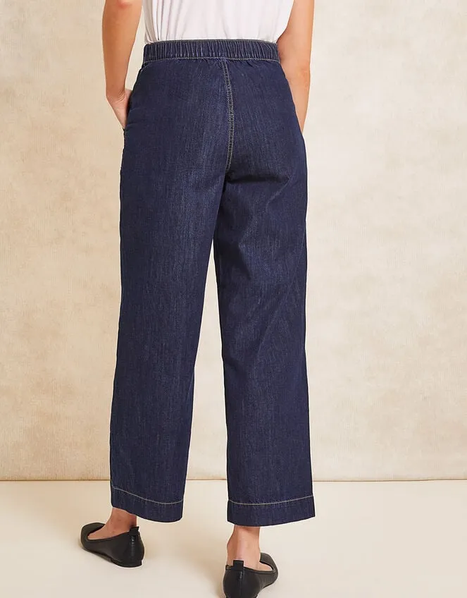 Women Harper ShortLength Crop Jeans Blue Monsoon Denim
