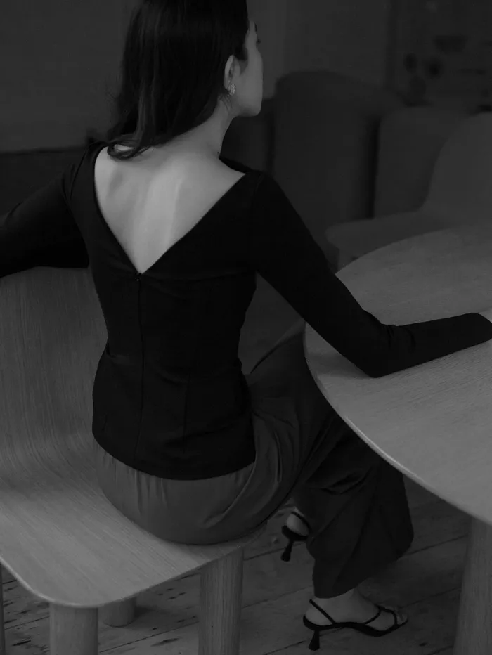 Women Harris Tapper 8211 Audrey Top In Black The UNDONE Tops
