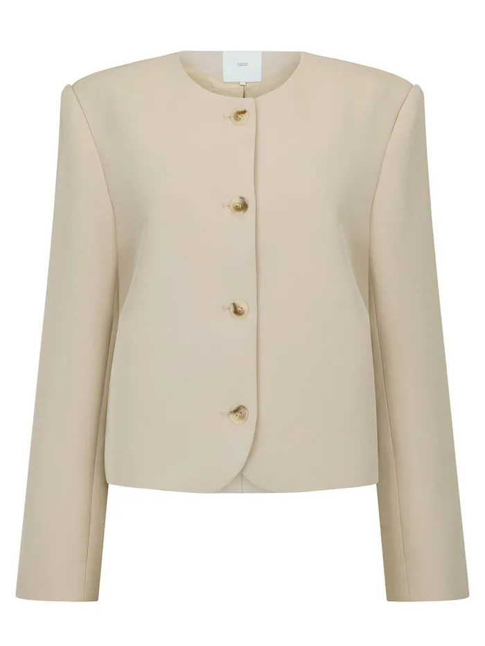 Women Harris Tapper 8211 Tilmens Blazer In Beige Clay The UNDONE Jackets