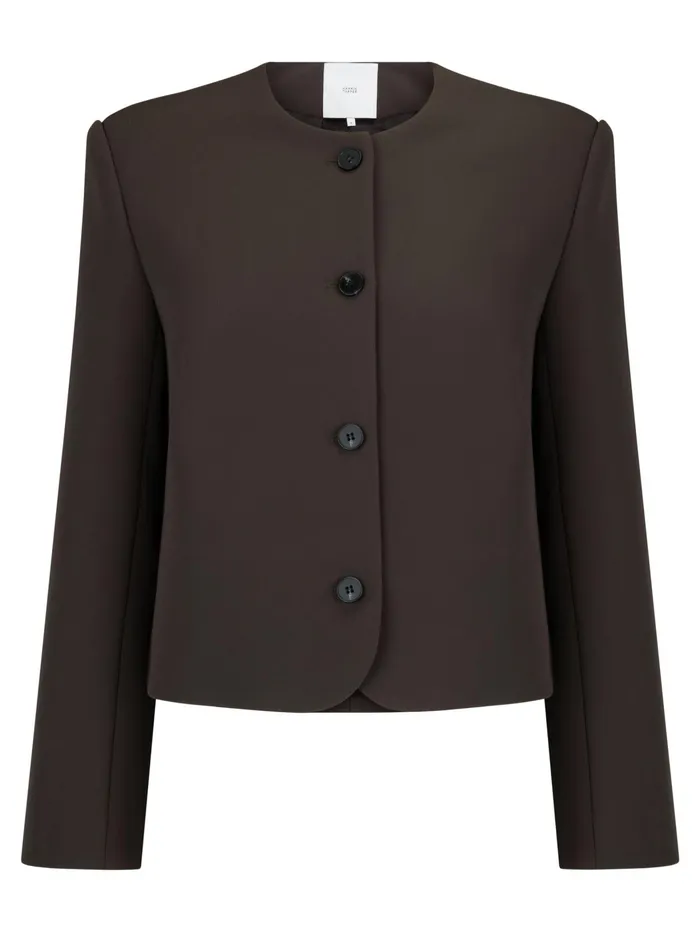 Women Harris Tapper 8211 Tilmens Blazer In Brown Umber The UNDONE Jackets
