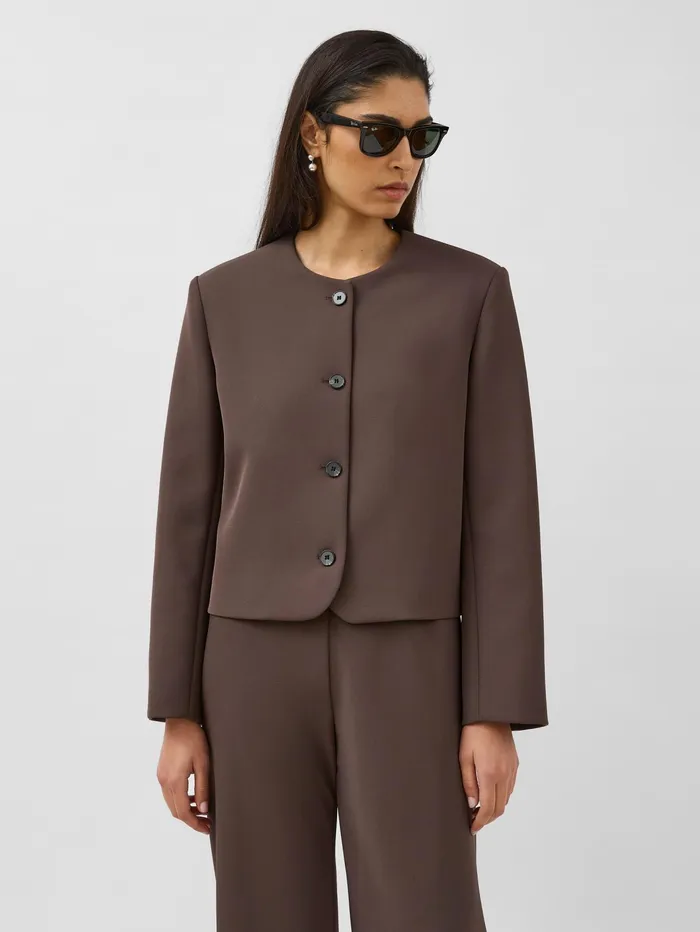 Women Harris Tapper 8211 Tilmens Blazer In Brown Umber The UNDONE Jackets