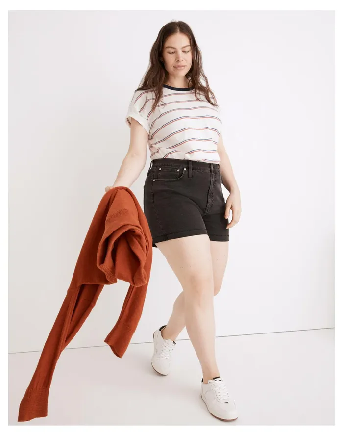 Women High Rise Denim Shorts In Lunar Wash Lunar Wash Madewell Shorts Women High Rise Denim Shorts In Lunar Wash Lunar Wash Madewell Shorts