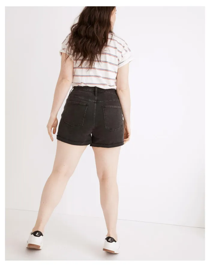 Women High Rise Denim Shorts In Lunar Wash Lunar Wash Madewell Shorts Women High Rise Denim Shorts In Lunar Wash Lunar Wash Madewell Shorts