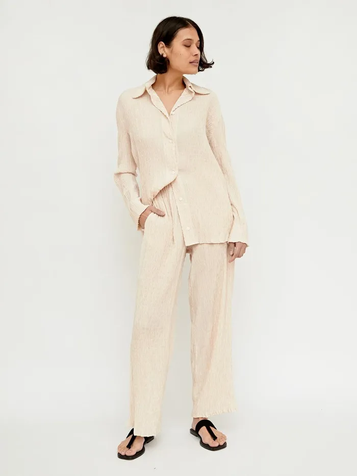 Women Hyde and Stone 8211 Lottie Pant In Cream The UNDONE Pants