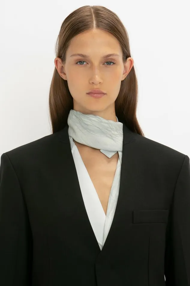 Women Jackets and Coats Victoria Beckham Hidden Lapel Single Breasted Jacket In Black