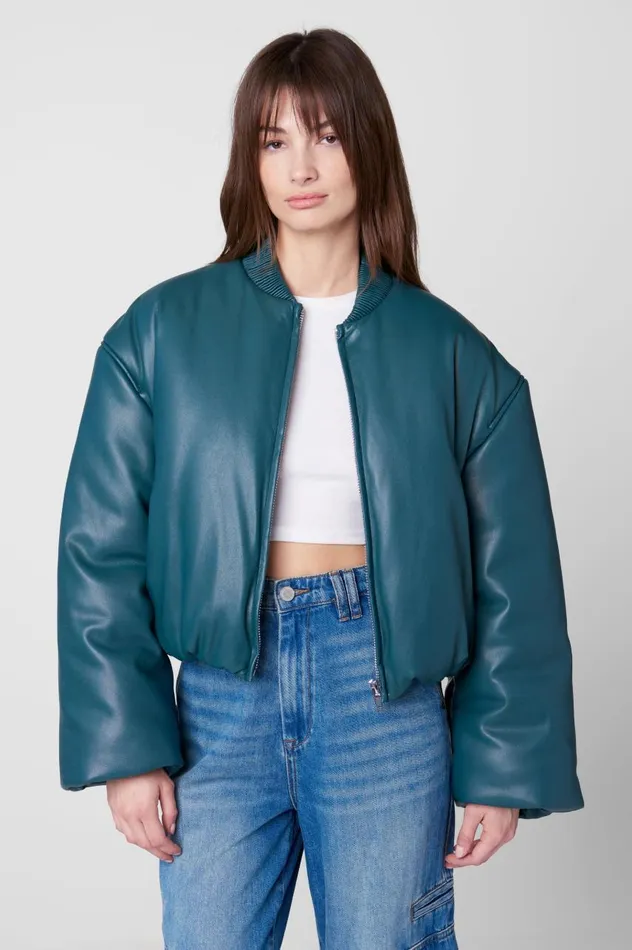 Women Jackets Blank Nyc Lime Light Bomber