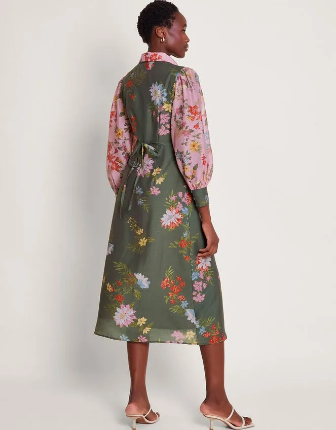 Women Jaquetta Shirt Dress Green Monsoon Dresses