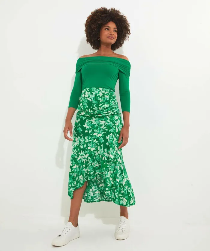 Women Joe Browns Bardot Jersey Top Green