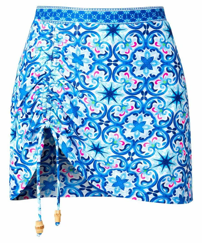 Women Joe Browns Crystal Waters Swim Skirt Blue Multi Women Joe Browns Crystal Waters Swim Skirt Blue Multi