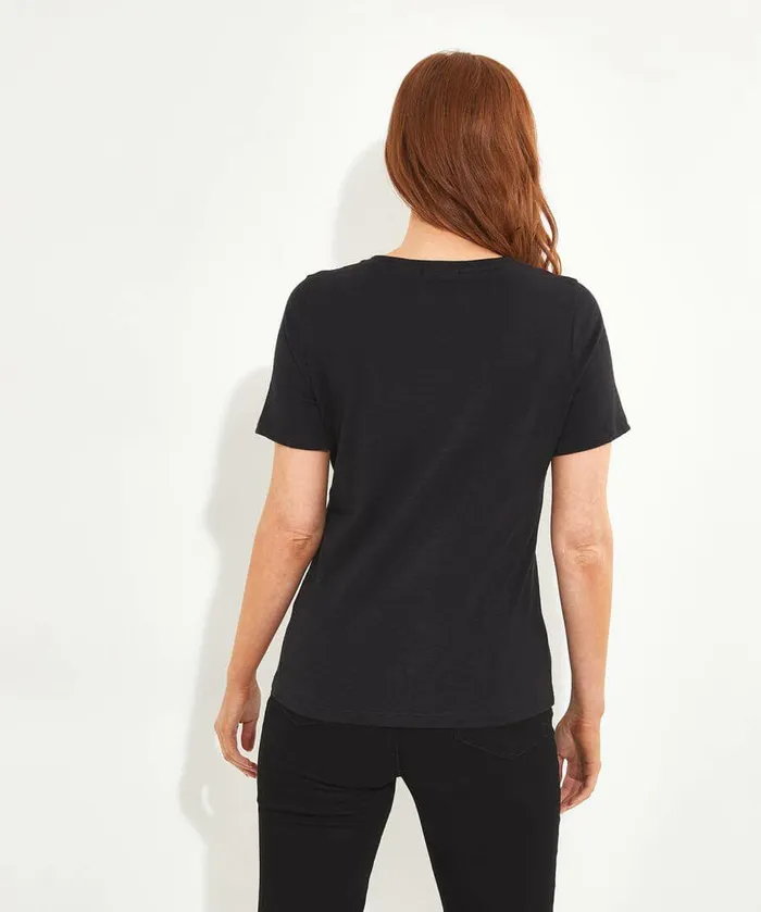 Women Joe Browns Happiness Graphic Tee Black Women Joe Browns Happiness Graphic Tee Black