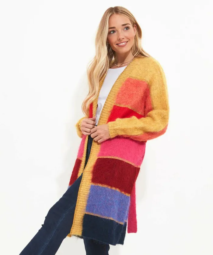 Women Joe Browns Ibiza Multicolour Stripe Cardigan Multi