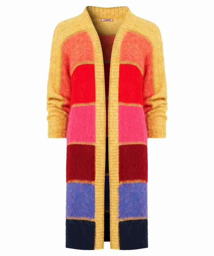 Women Joe Browns Ibiza Multicolour Stripe Cardigan Multi Women Joe Browns Ibiza Multicolour Stripe Cardigan Multi
