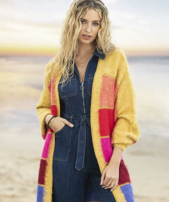 Women Joe Browns Ibiza Multicolour Stripe Cardigan Multi Women Joe Browns Ibiza Multicolour Stripe Cardigan Multi