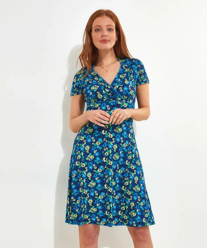 Women Joe Browns Mimi Print Jersey Dress Blue