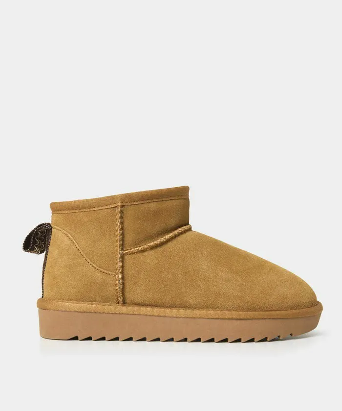 Women Joe Browns Mini Snug Suede Boots Tan