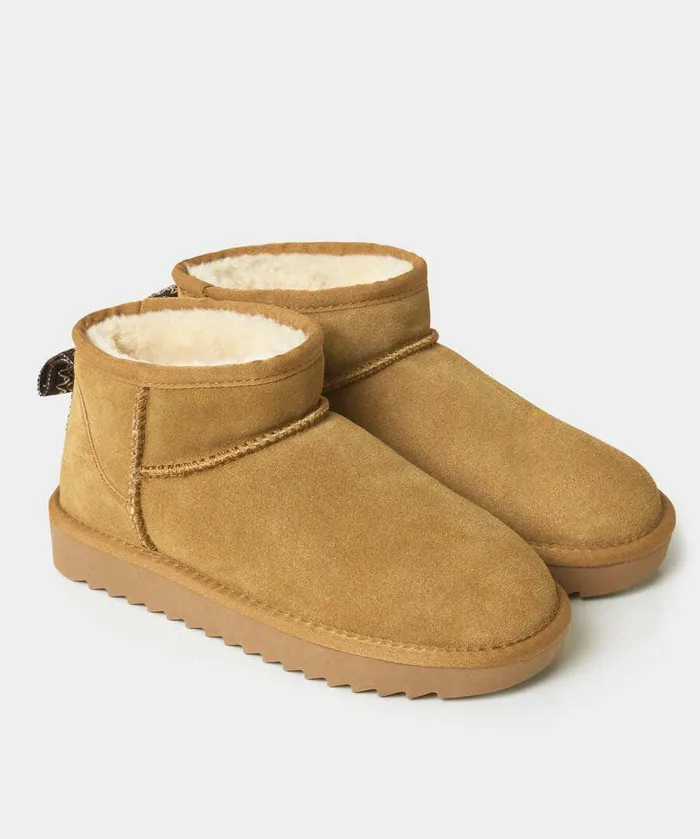 Women Joe Browns Mini Snug Suede Boots Tan Women Joe Browns Mini Snug Suede Boots Tan