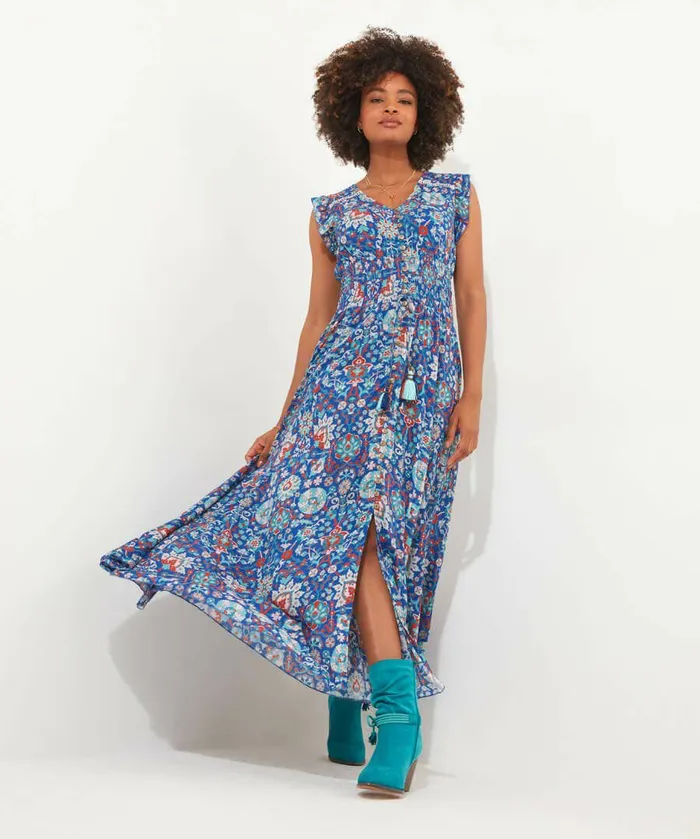 Women Joe Browns Moroccan Blue Sundress Blue