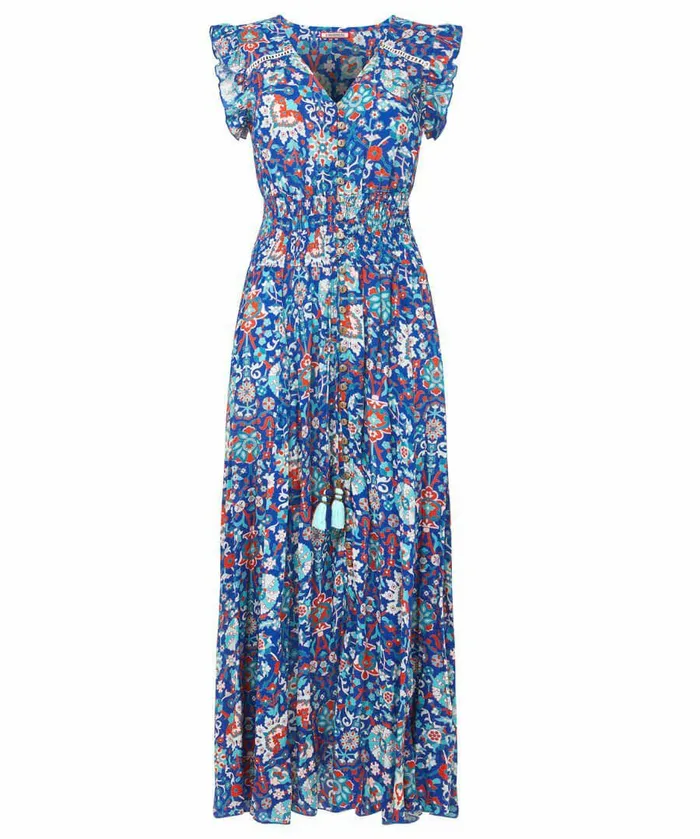 Women Joe Browns Moroccan Blue Sundress Blue Women Joe Browns Moroccan Blue Sundress Blue