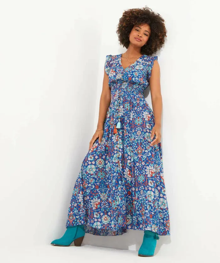 Women Joe Browns Moroccan Blue Sundress Blue Women Joe Browns Moroccan Blue Sundress Blue
